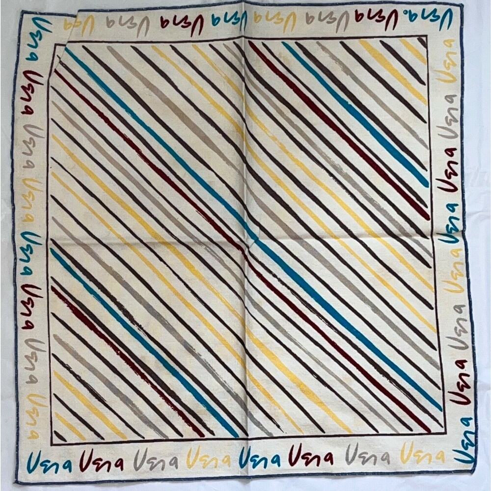 Vintage VERA Neumann set of 4 Multi color Napkin 15.5" Square
